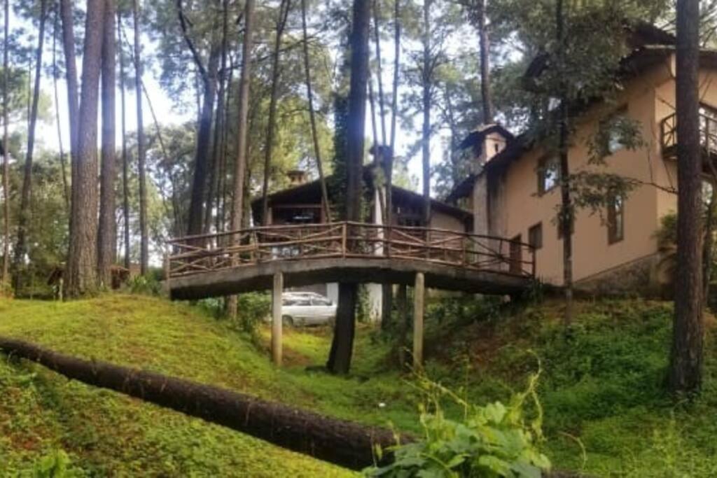 Cabana Rustica A 1Km De Cascada Mazamitla Exteriör bild